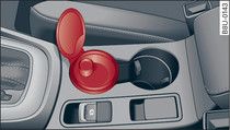 Centre console: Ashtray